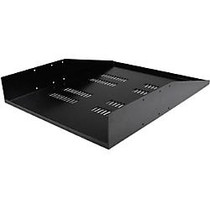 StarTech.com 2U Vented Rack Mount Cantilever 2 Post Shelf - Mid/Center Mount Server Rack Cabinet Shelf - 150lbs / 68kg