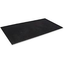 Crown Mats Mat-A-Dor Rubber Fingertip Scraper Mat - Entryway, Floor, Home, Office, Indoor, Outdoor - 32 inch; Length x 24 inch; Width x 0.63 inch; Thickness - Rectangle - Rubber - Black