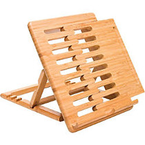 Lipper Bamboo Expandable iPad Stand