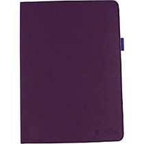 roocase Dual-View Carrying Case (Folio) for 10 inch; Tablet, Memory Card - Purple