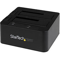 StarTech.com USB 3.0 / eSATA Dual Hard Drive Docking Station with UASP for 2.5/3.5in SATA SSD / HDD - SATA 6 Gbps