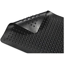Guardian Floor Protection FlexStep Rubber Anti-Fatigue Mat - Indoor - 24 inch; Length x 36 inch; Width x 0.37 inch; Thickness - Polypropylene - Black