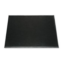 SKILCRAFT 7220-01-582-6248 Entry Scraper Mat - Floor - 72 inch; Length x 36 inch; Width x 0.62 inch; Thickness - Vinyl - Black