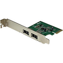 StarTech.com 2 Port 1394a PCI Express FireWire Card - PCIe FireWire Adapter