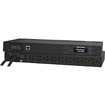 CyberPower PDU15M10AT Metered ATS PDU 120V 15A 1U 10-Outlets (2) 5-15P