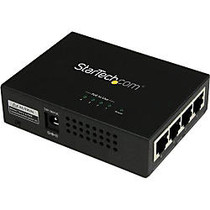 StarTech.com 4 Port Gigabit Midspan - PoE+ Injector - 802.3at and 802.3af