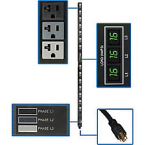 Tripp Lite PDU 3-Phase Metered 120V 5.7 kW 42 5-15/20R L21-20P 0URM