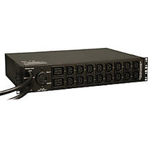 Tripp Lite PDU Metered ATS 208/240V 30A 16 C13; 2 C19; 1 L6-30R 2U RM TAA