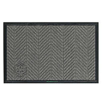 WaterHog Floor Mat, Eco Elite, 4' x 6', Gray Ash