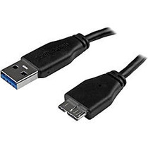 StarTech.com 3m (10ft) Slim SuperSpeed USB 3.0 A to Micro B Cable - M/M