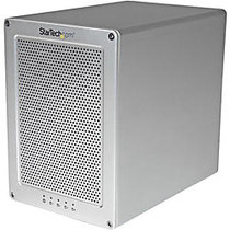 StarTech.com 4-Bay Thunderbolt 2 Hard Drive Enclosure with RAID - Quad-Bay 3.5 inch; HDD RAID Enclosure - Sleek, Ultra Compact for Mac or PC