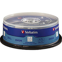 M-Disc DVDR 4.7GB 4X with Branded Surface - 25pk Spindle