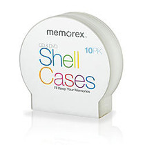 Memorex; CD Shell Jewel Cases, Pack Of 10