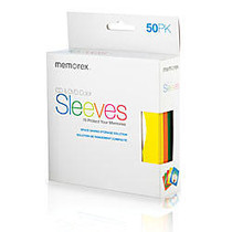 Memorex; CD/DVD Sleeves, Multicolor, Pack Of 50