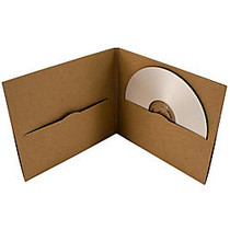 ReBinder&trade; RePlay 2-Disc CD/DVD Cases, Brown Kraft, Pack Of 25