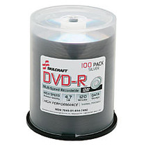 SKILCRAFT; DVD-R Discs, Pack Of 100 (AbilityOne 7045-01-614-7492)