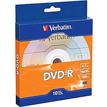 Verbatim; DVD-R Bulk Box, Pack Of 10