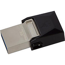Kingston 16GB DataTraveler microDuo USB 3.0 On-The-Go Flash Drive
