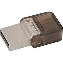 Kingston 64GB DataTraveler microDuo USB 3.0 On-The-Go Flash Drive