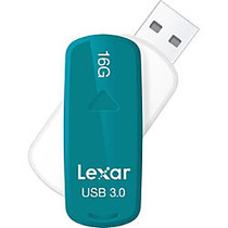 Lexar JumpDrive S35 USB 3.0 Flash Drive, 16GB, Teal