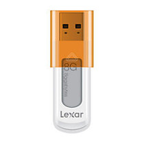 Lexar; JumpDrive; S50 USB 2.0 Flash Drive, 8GB, Orange