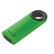 SanDisk Cruzer Dial&trade; USB 2.0 Flash Drive, 32GB, Green