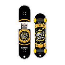 Santa Cruz SkateDrive USB Flash Drive, 8GB, Red Dot Fade