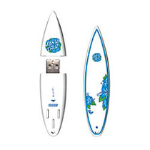 Santa Cruz SurfDrive USB 2.0 Flash Drive, 16GB, Hibiscus 2012