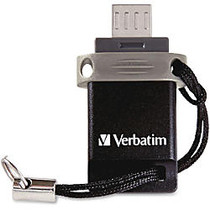 Verbatim Store 'n' Go Dual USB Flash Drive For OTG Devices, 16GB