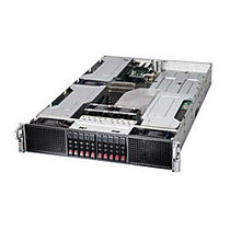 Supermicro SuperServer 2027GR-TRF Barebone System - 2U Rack-mountable - Intel C602 Chipset - Socket R LGA-2011 - 2 x Processor Support - Black