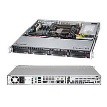 Supermicro SuperServer 6017B-MTF Barebone System - 1U Rack-mountable - Intel C602 Chipset - Socket B2 LGA-1356 - 2 x Processor Support - Black