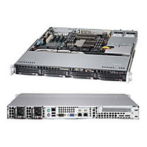 Supermicro SuperServer 6017B-MTRF Barebone System - 1U Rack-mountable - Intel C602 Chipset - Socket B2 LGA-1356 - 2 x Processor Support - Black