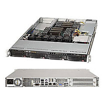 Supermicro SuperServer 6017R-NTF Barebone System - 1U Rack-mountable - Intel C602 Chipset - Socket R LGA-2011 - 2 x Processor Support - Black