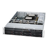 Supermicro SuperServer 6027R-TRF Barebone System - 2U Rack-mountable - Intel C602 Chipset - Socket LGA-2011 - 2 x Processor Support - Black