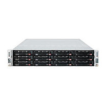 Supermicro SuperServer 6027TR-H70QRF Barebone System - 2U Rack-mountable - Intel C602 Chipset - 4 Number of Node(s) - Socket R LGA-2011 - 2 x Processor Support - Black