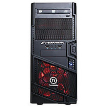 CyberPowerPC Gamer Ultra GUA520 Desktop Computer - AMD FX-Series FX-4300 3.80 GHz - 8 GB DDR3 SDRAM - 1 TB HDD - Windows 10 Home 64-bit - Black, Red
