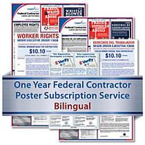 ComplyRight Federal Contractor Poster Subscription Service, Bilingual