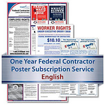 ComplyRight Federal Contractor Poster Subscription Service, English