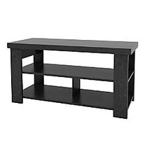 Ameriwood; TV Stand for 47&rdquo; TV, 23 3/10 inch;H x 47 1/2 inch;W x 19 1/2 inch;D, Black Ebony Ash