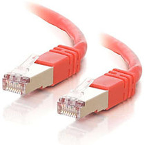 100ft Cat5e Molded Shielded (STP) Network Patch Cable - Red