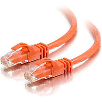 10ft Cat6 Snagless Crossover Unshielded (UTP) Network Patch Cable - Orange