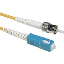 15m SC-ST 9/125 OS1 Simplex Singlemode PVC Fiber Optic Cable - Yellow
