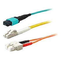 AddOn 10m LC (Male) to ST (Male) Aqua OM3 Duplex LSZH LOMM Patch Cable