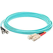 AddOn 15m SC (Male) to ST (Male) Aqua OM3 Duplex LSZH LOMM Patch Cable