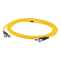 AddOn 15m Single-Mode Fiber (SMF) Duplex ST/ST OS1 Yellow Patch Cable