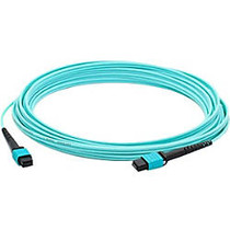 AddOn 1m MPO/MPO Male to Male Crossover OM4 12 Fiber LOMM Patch Cable