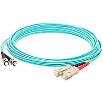 AddOn 20m SC (Male) to ST (Male) Aqua OM3 Duplex LSZH LOMM Patch Cable