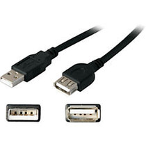 AddOn 4.57m (15.00ft) USB 2.0 (A) Male to Female Black Active Extension Cable