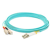 AddOn 40m LC (Male) to SC (Male) Aqua OM3 Duplex LSZH LOMM Patch Cable
