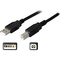 AddOn 5-Pack of 1.82m (6.00ft) USB 2.0 (A) Male to USB 2.0 (B) Male Black Cable